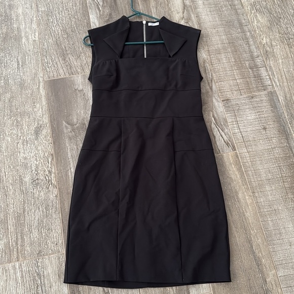 Andrew Marc Black Midi Dress size 8 - Picture 5 of 8